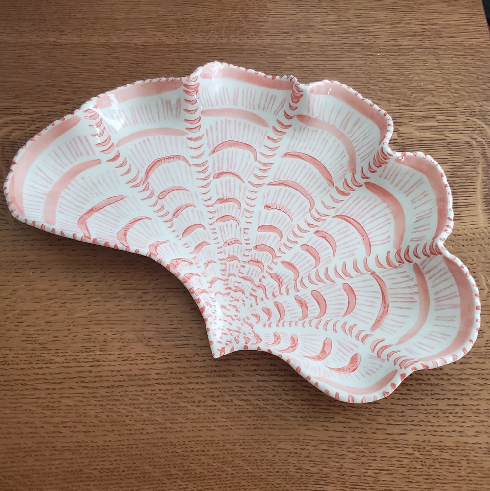 Anthropologie Lucie de Moyencourt Platter - peach - Picture 12 of 16